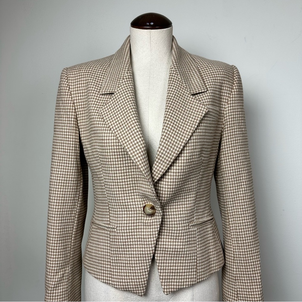 Vintage Bert Newman Houndstooth Blazer
